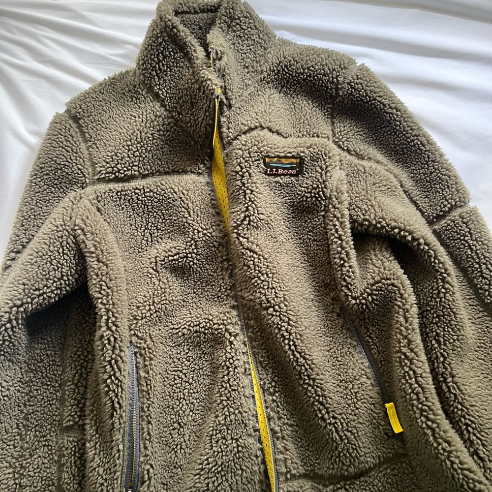 L.L. Bean Brown Sherpa Fleece